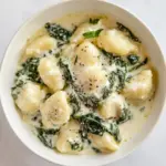 homemade Spinach and Artichoke Gnocchi photo