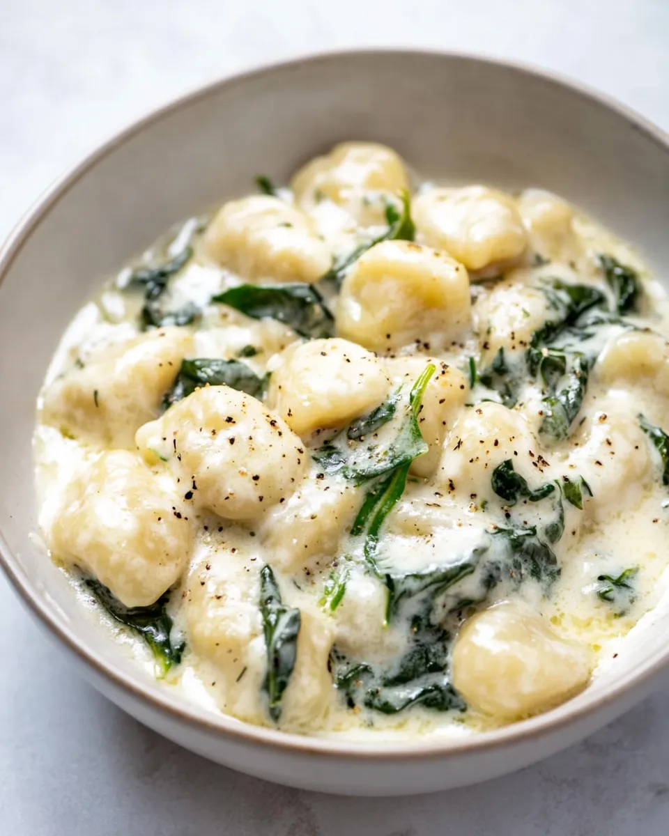 classic Spinach and Artichoke Gnocchi image
