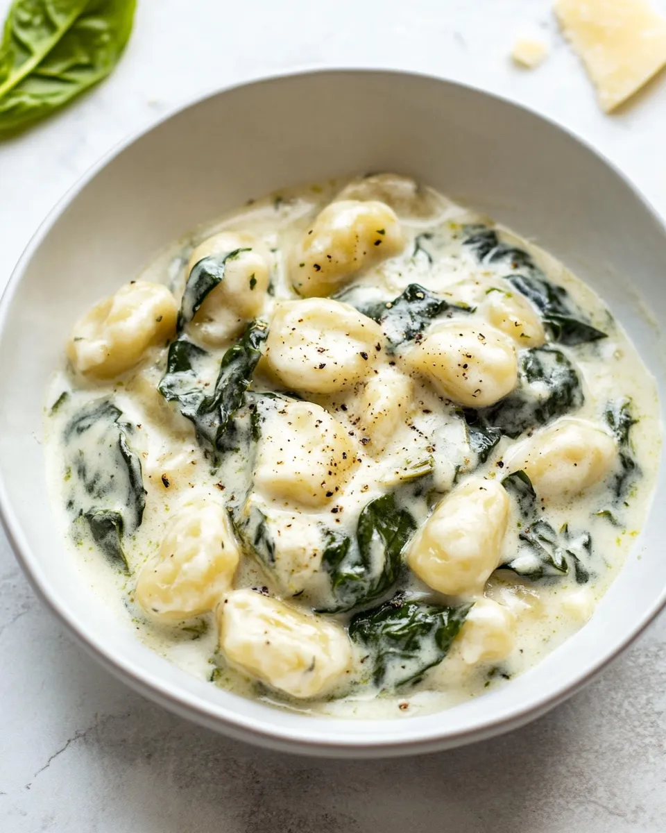 delicious Spinach and Artichoke Gnocchi dish photo