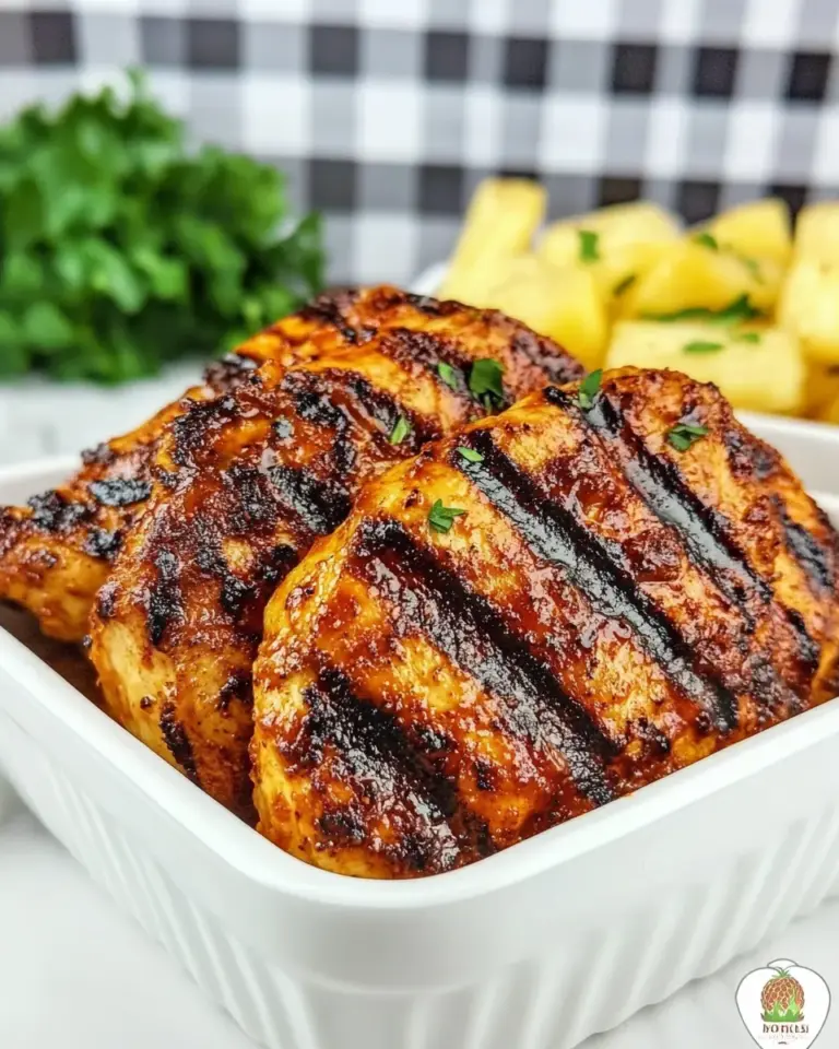Homemade Sriracha Pineapple Grilled Chicken recipe photo