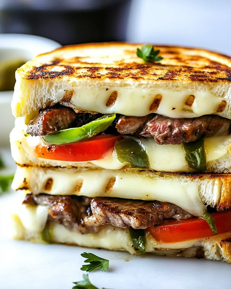 Classic Steak Fajita Grilled Cheese dish photo