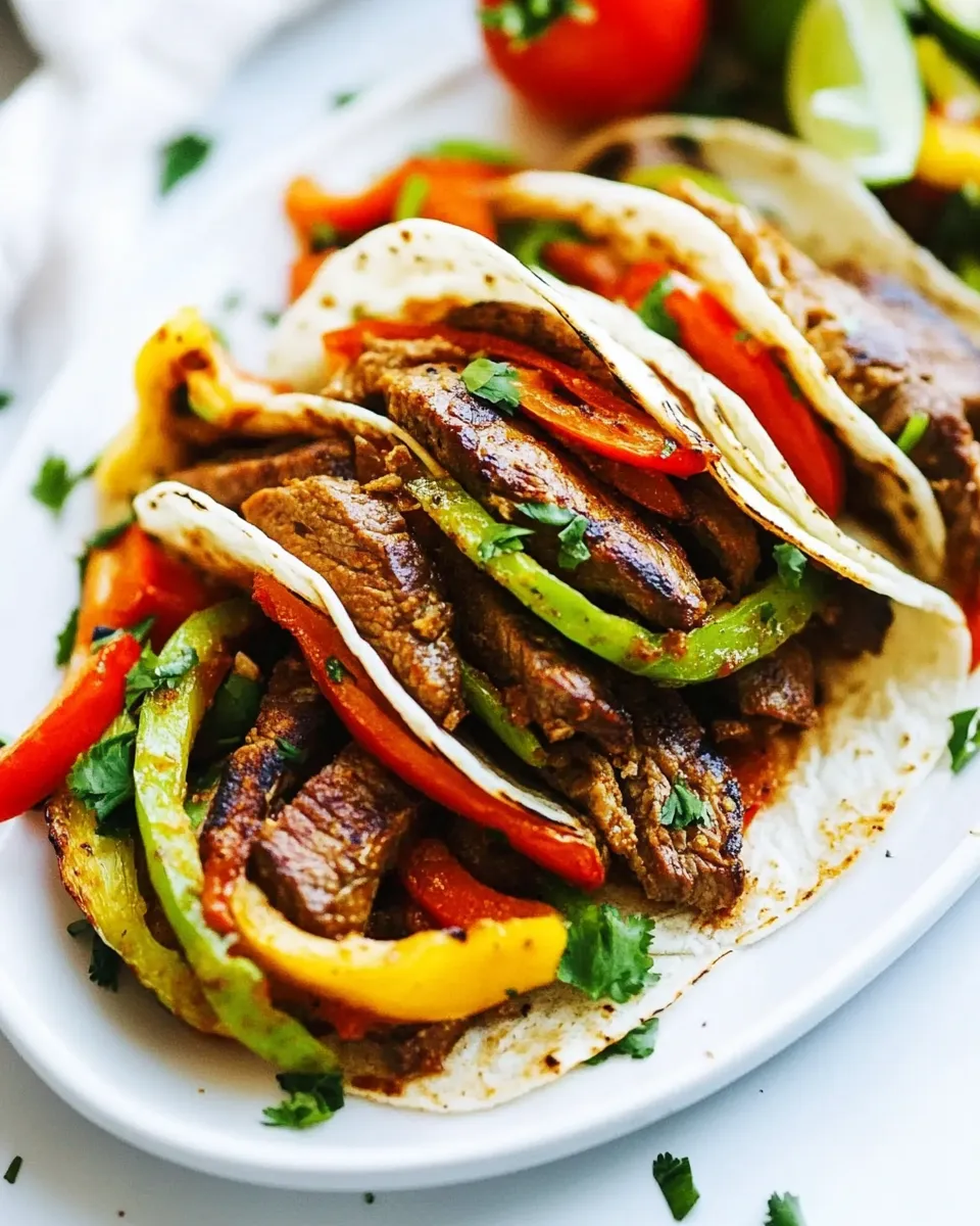 Homemade Steak Fajita Roll Ups recipe photo