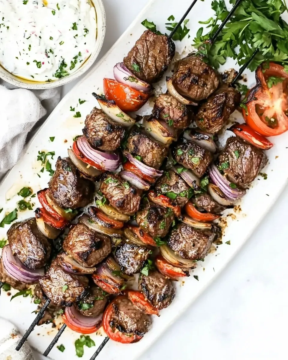 Homemade Steak Kebabs Recipe photo