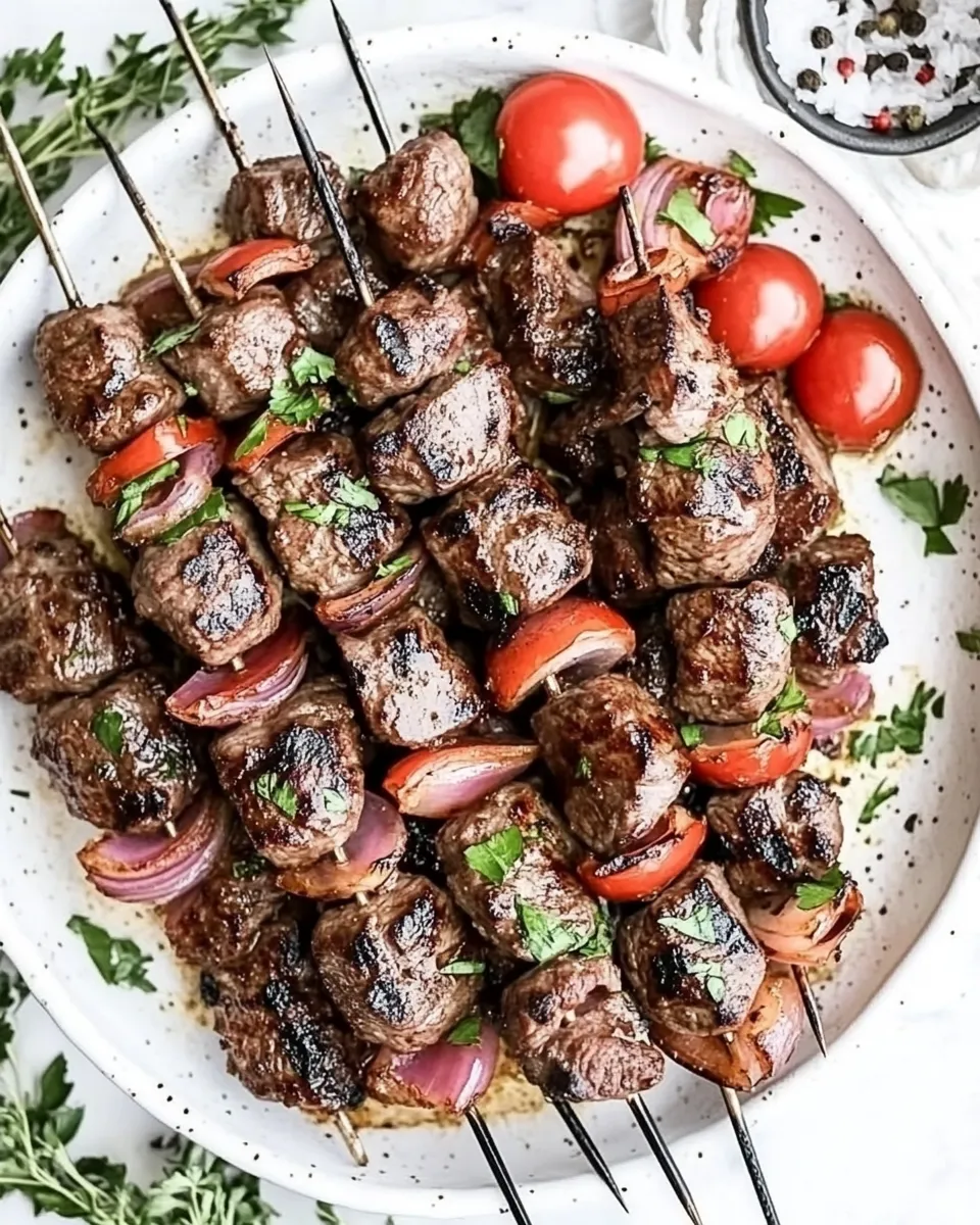 Classic Steak Kebabs Recipe image