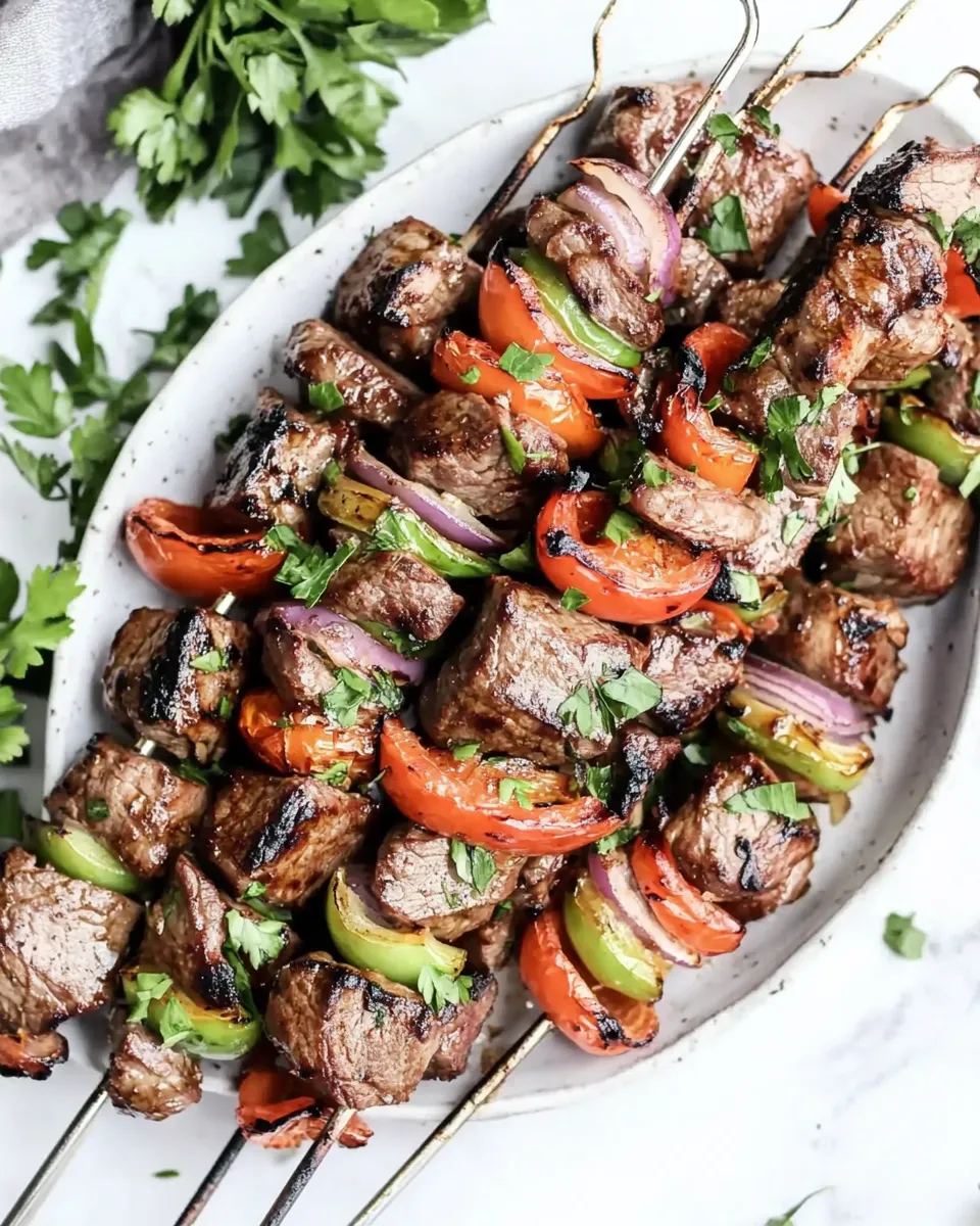 Easy Steak Kebabs Recipe recipe photo