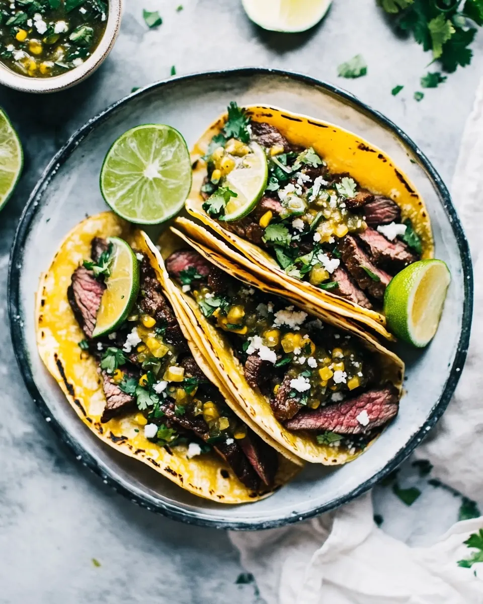 Homemade Steak Tacos Recipe photo