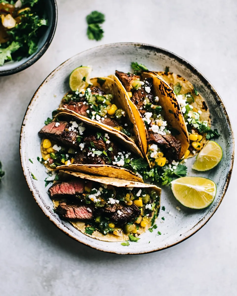 Easy Steak Tacos Recipe recipe photo