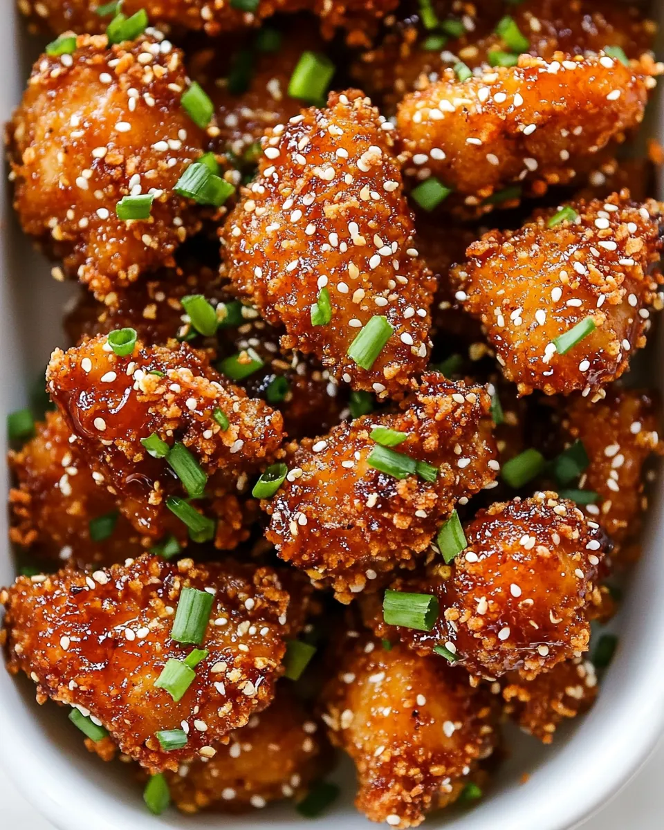 Classic Sticky Honey Sriracha Chicken Bites image
