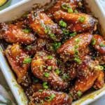 homemade Sticky Sesame Chicken Wings photo