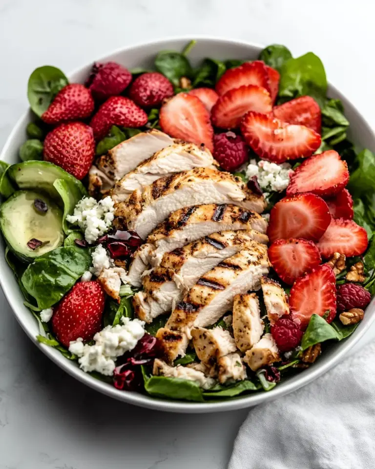 Homemade Strawberry-Chicken Salad recipe photo