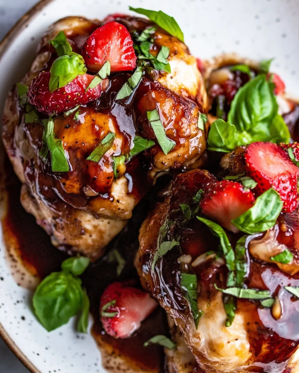Classic Strawberry Balsamic Chicken image