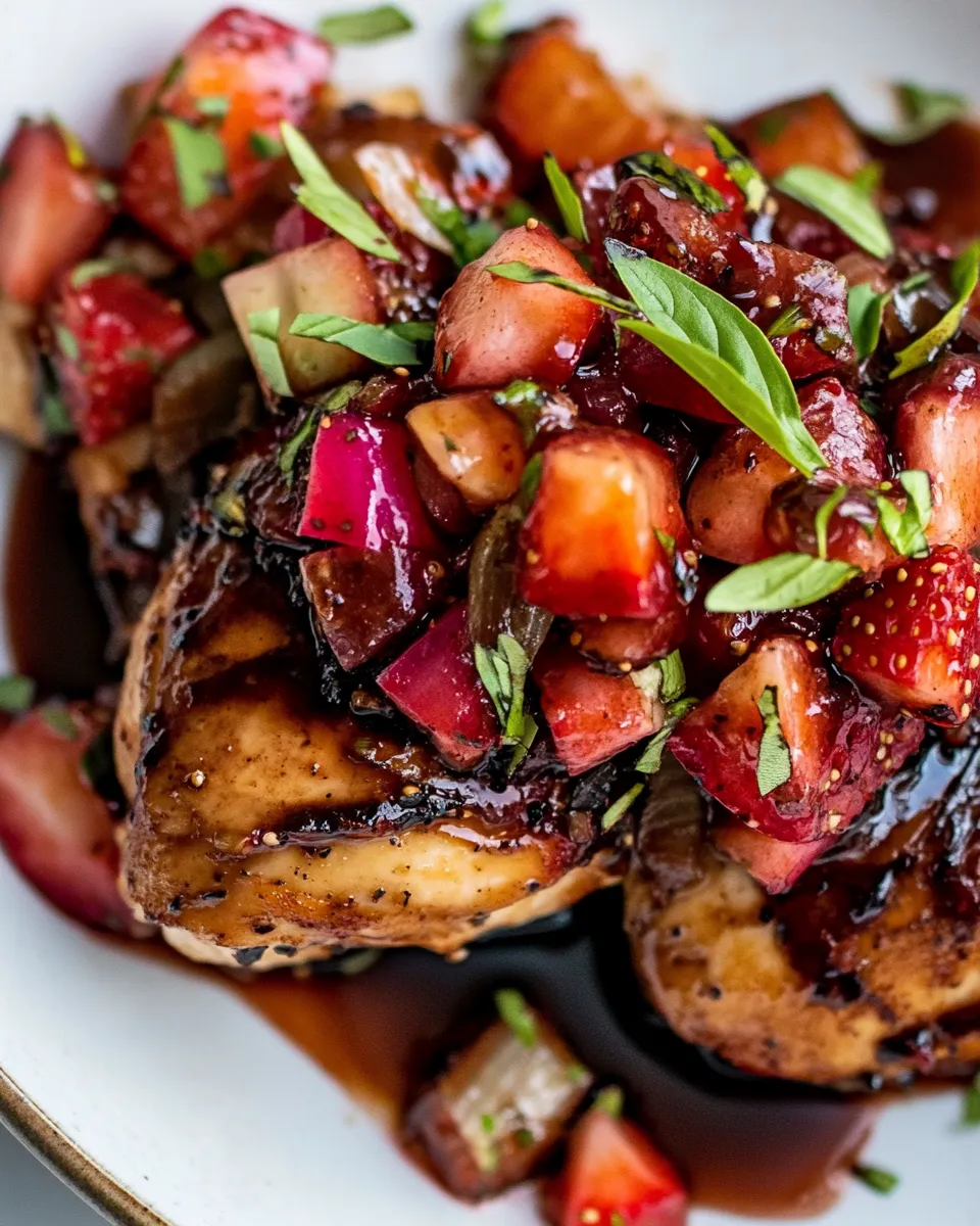 Easy Strawberry Balsamic Chicken recipe photo