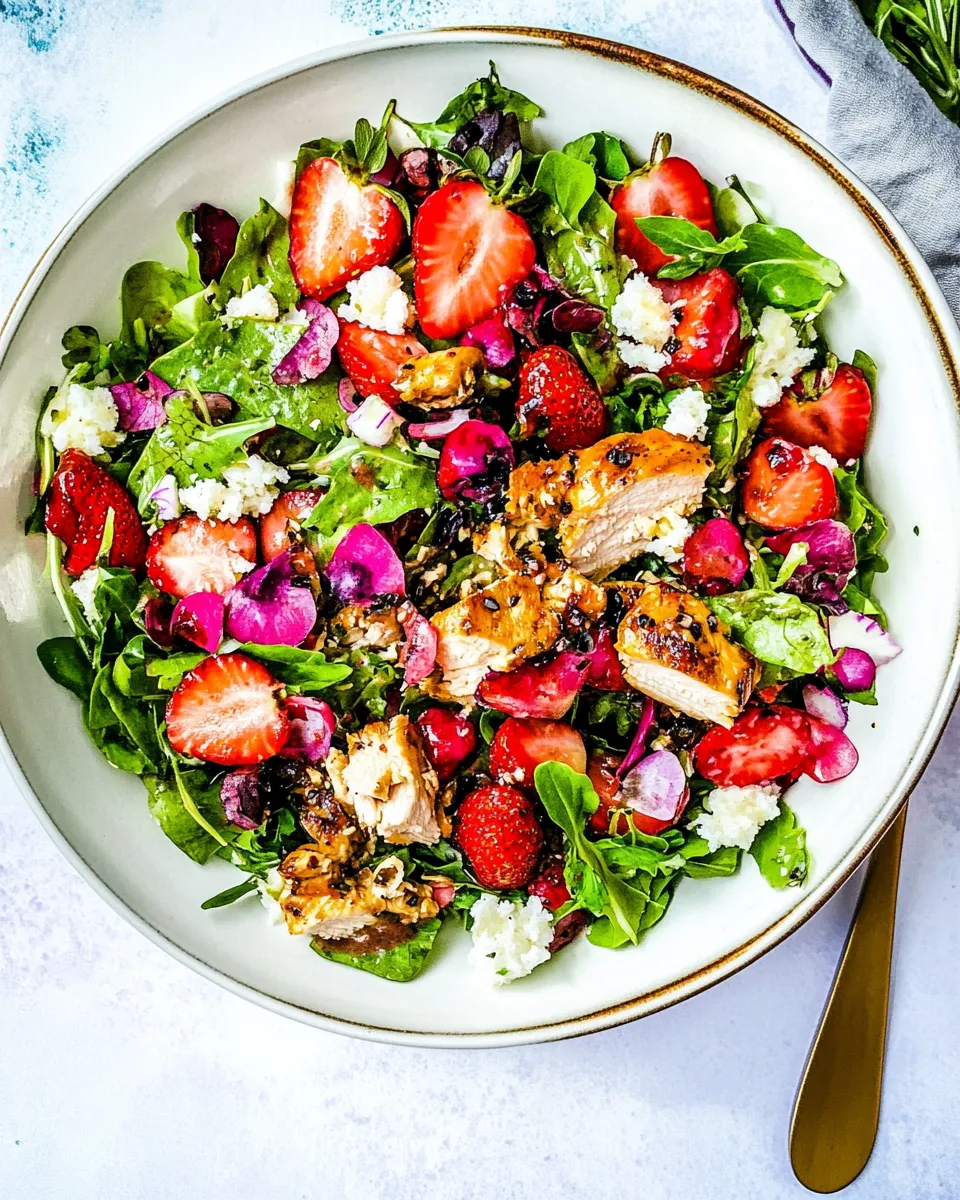Easy Strawberry Chicken Salad recipe photo