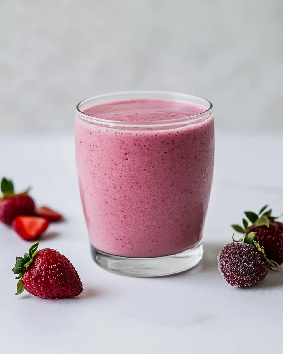 Classic Strawberry Protein Shake recipe photo
