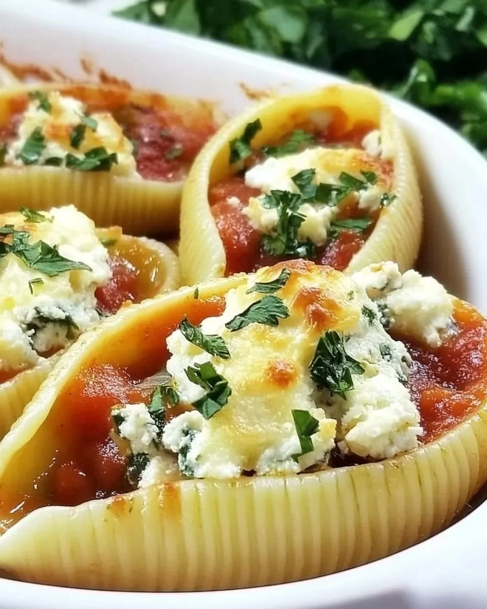 Homemade Stuffed Pasta Shells photo