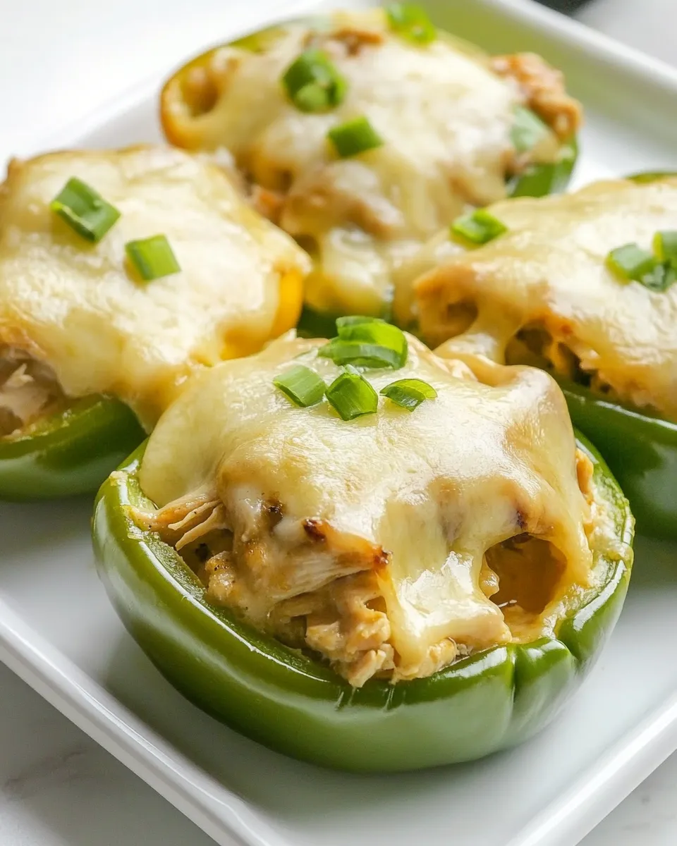 Classic Stuffed Philly Chicken Peppers image