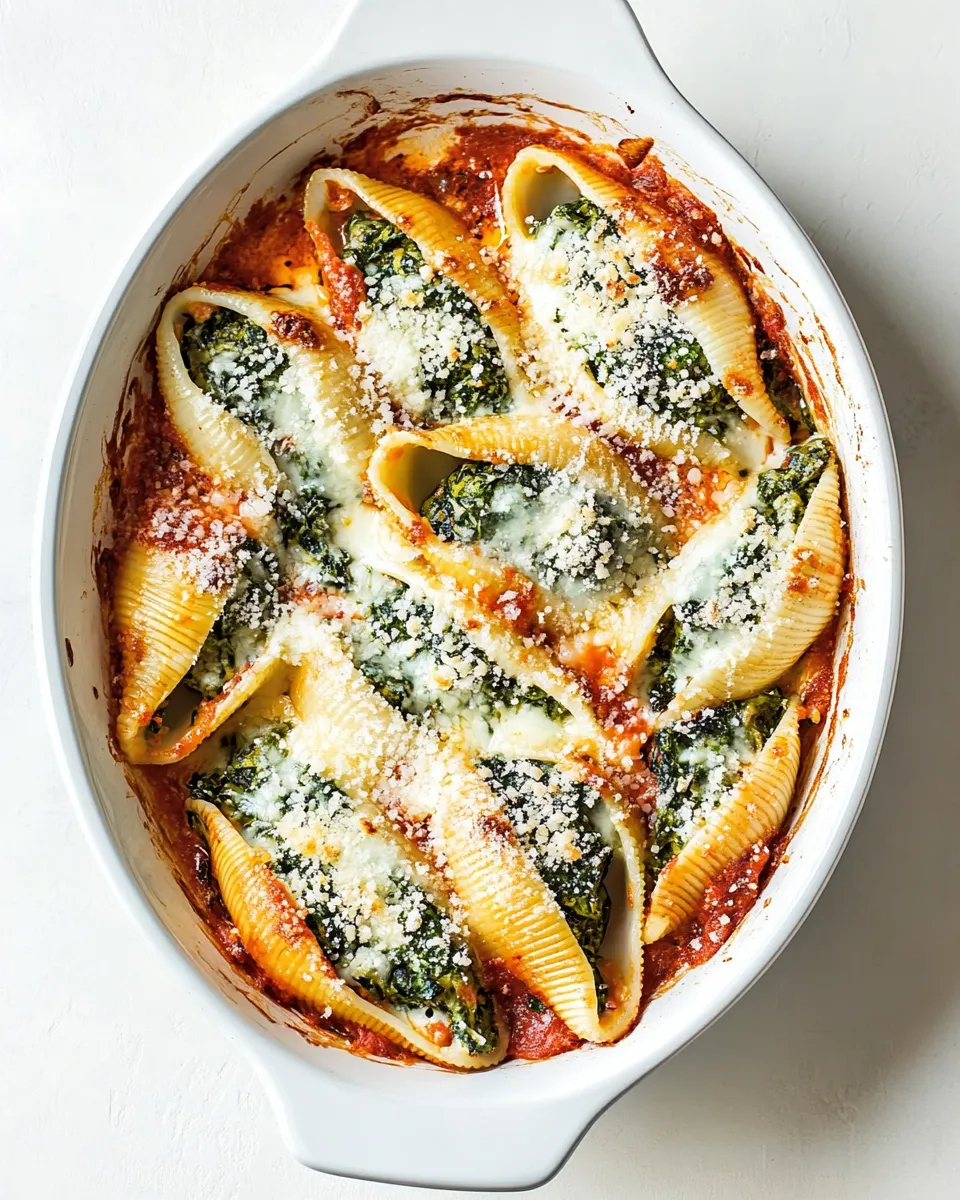 Homemade Stuffed Shells Recipe (Spinach and Cheese) photo