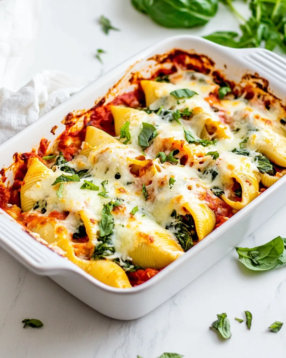 Easy Stuffed Shells with Spinach recipe photo