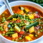 Homemade Summer Chicken Vegetable Soup recipe photo
