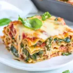 homemade Super Fast Spinach, Pesto and Cheese Lasagna photo