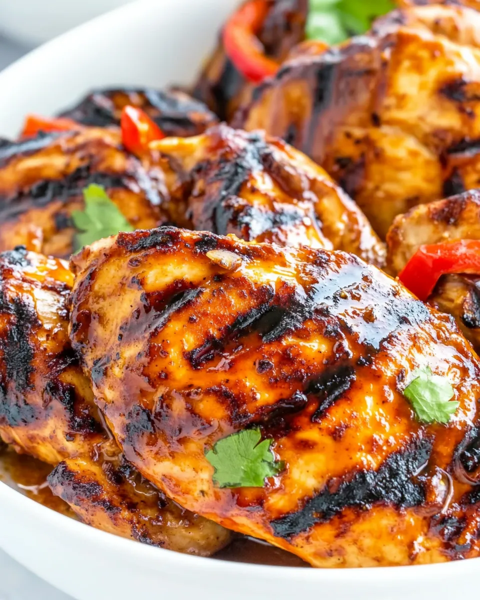 Easy Sweet Chili Grilled Chicken dish photo