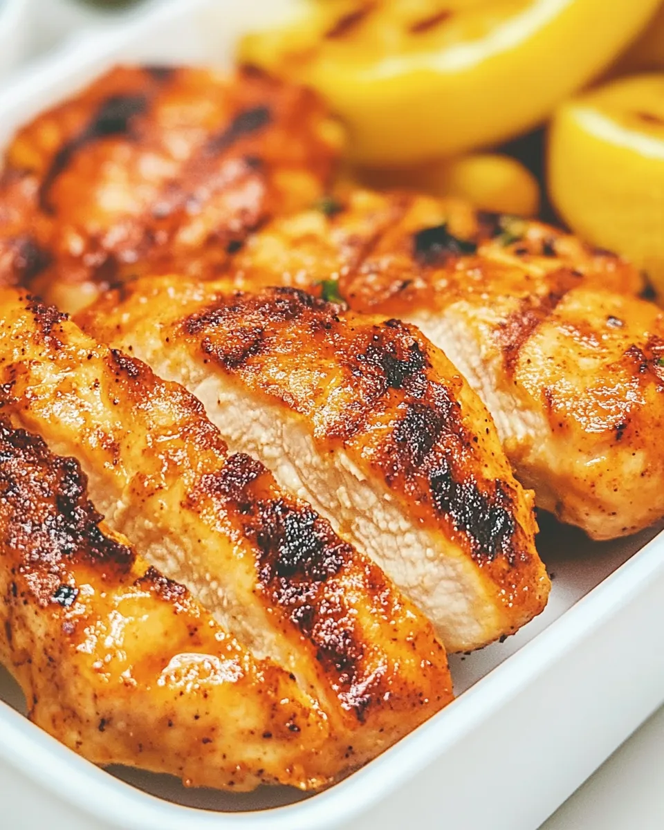 Healthy Sweet Heat Grilled Chicken dish photo