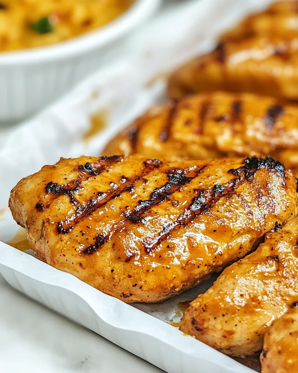 Classic Sweet Heat Grilled Chicken plate image