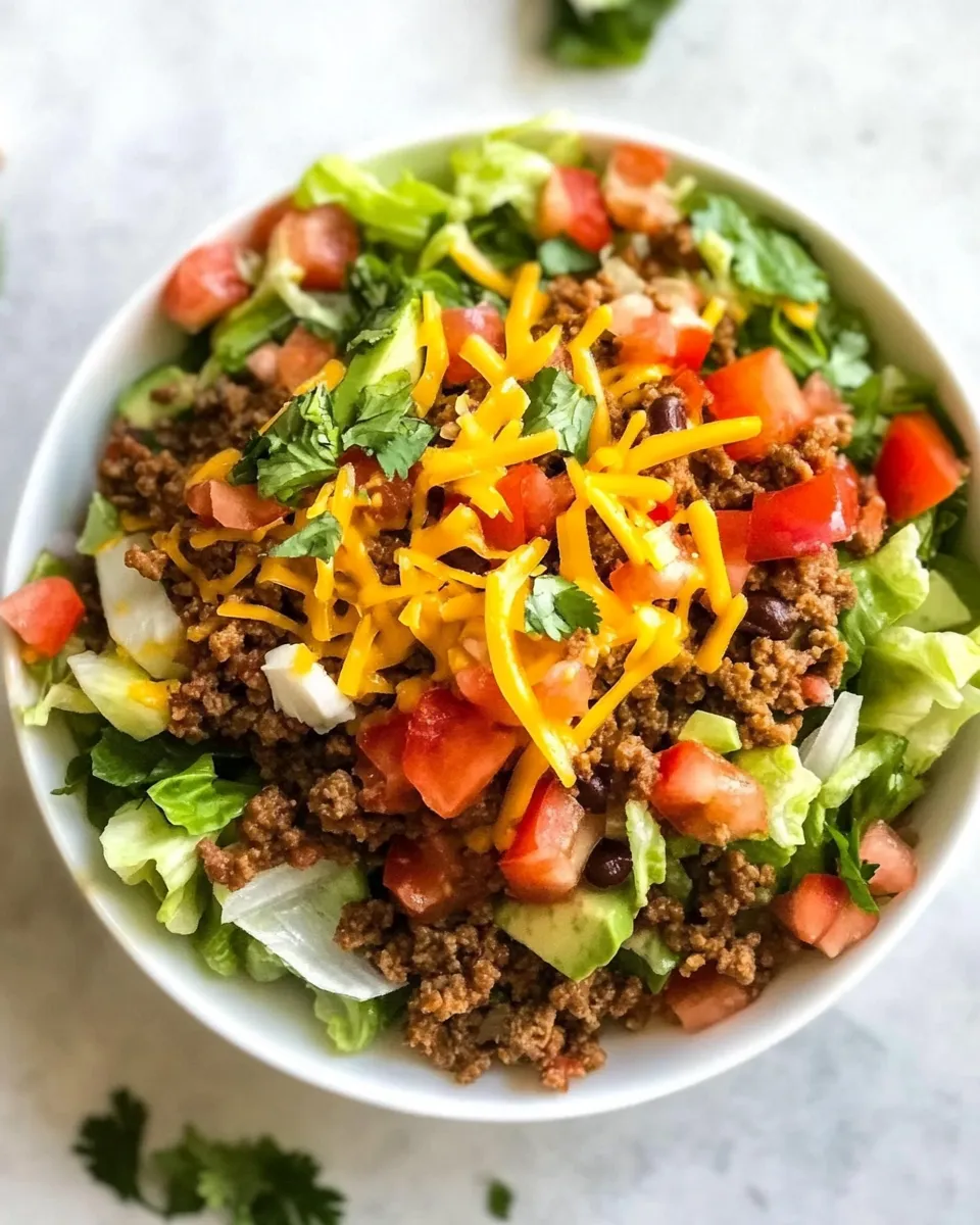 Homemade Taco Salad (Perfect for Meal Prep) photo
