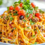 Homemade Taco Spaghetti photo