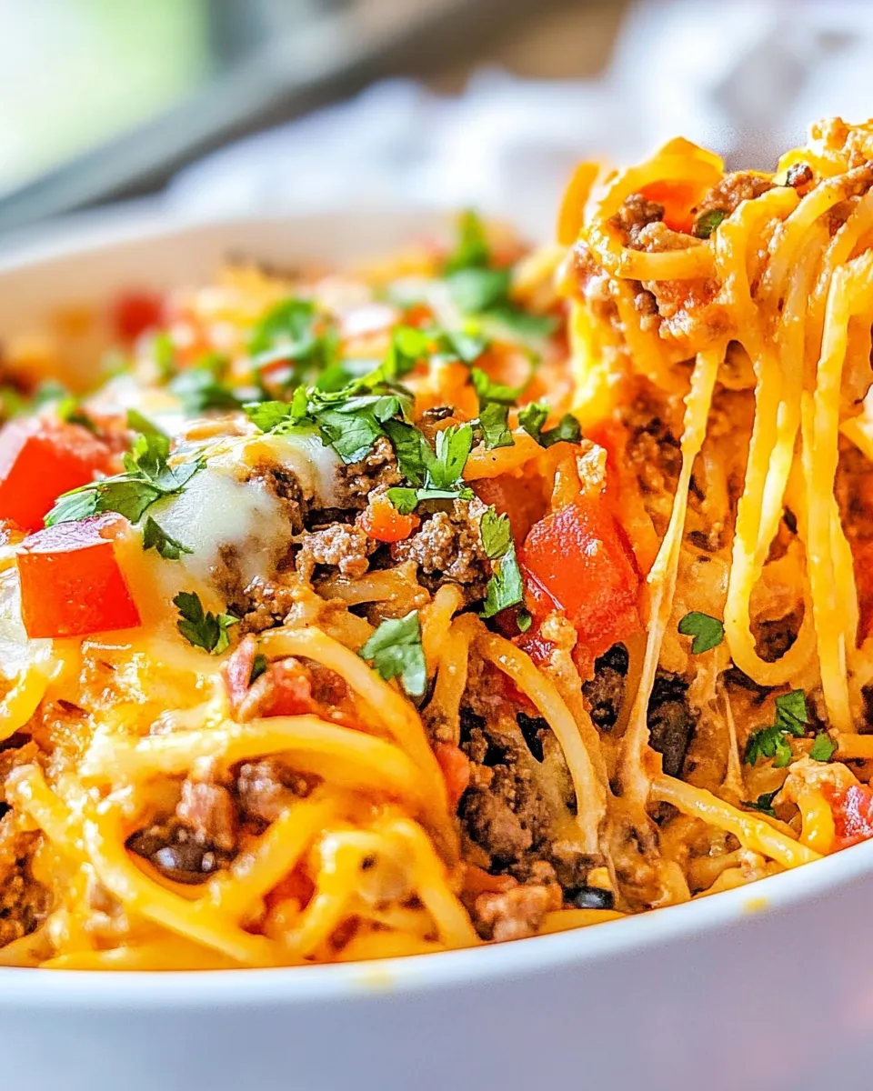 Classic Taco Spaghetti image