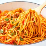 homemade Taco Spaghetti (ONE POT!) photo