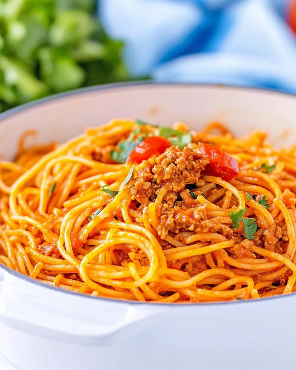 Classic Taco Spaghetti (One Pot) image