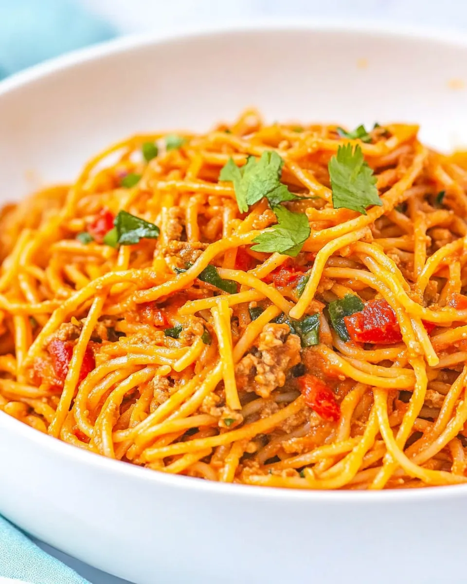 Delicious Taco Spaghetti (One Pot) dish photo