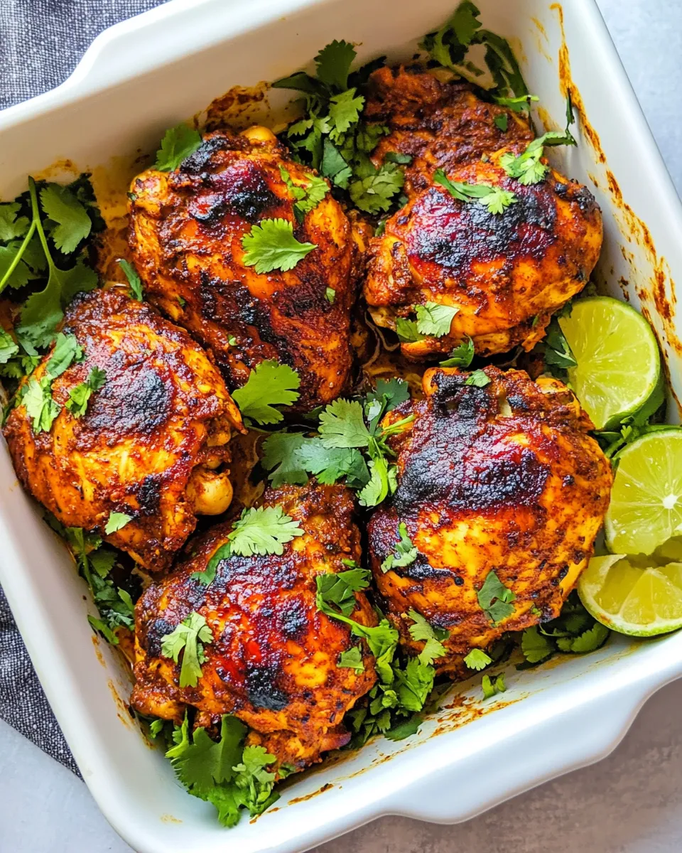 Homemade Tandoori Chicken Thighs recipe photo