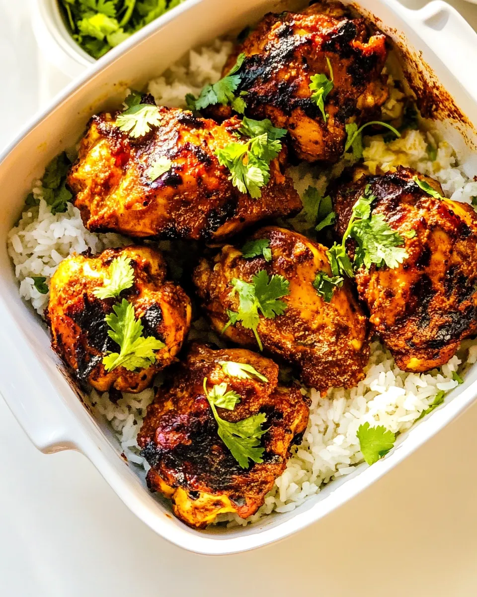 Classic Tandoori Chicken Thighs dish photo