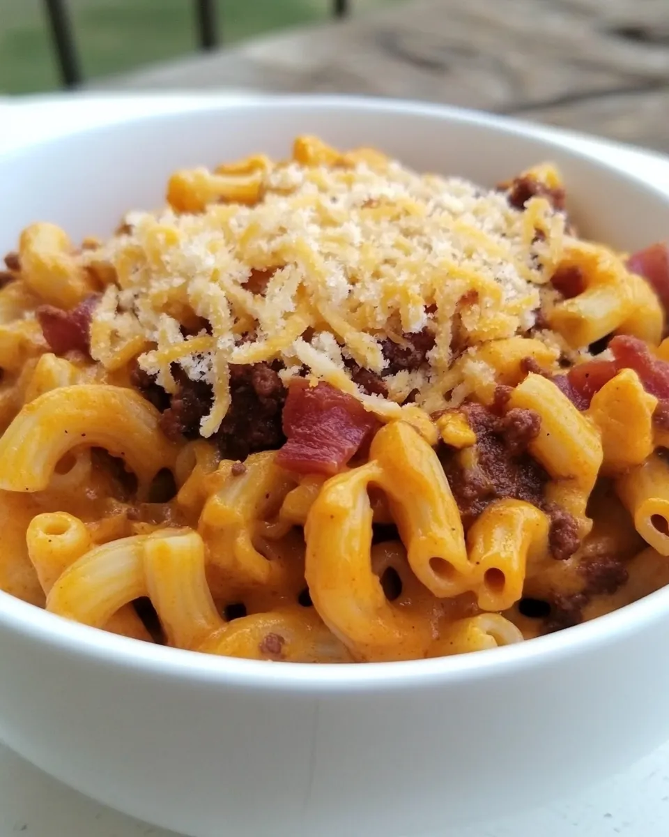 Delicious Tex-Mex Style Macaroni & Cheese plate image