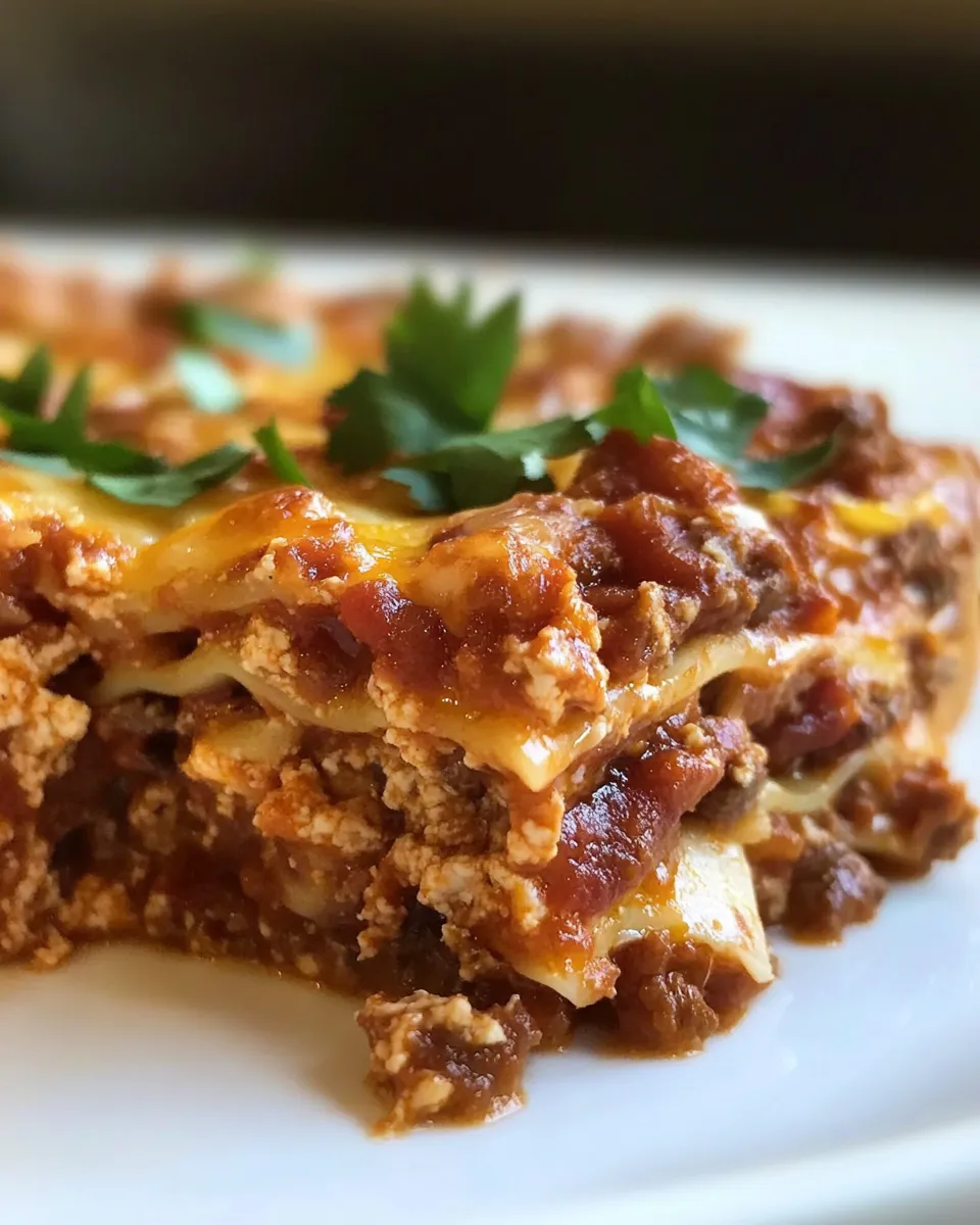 Homemade Texas Style Lasagna photo