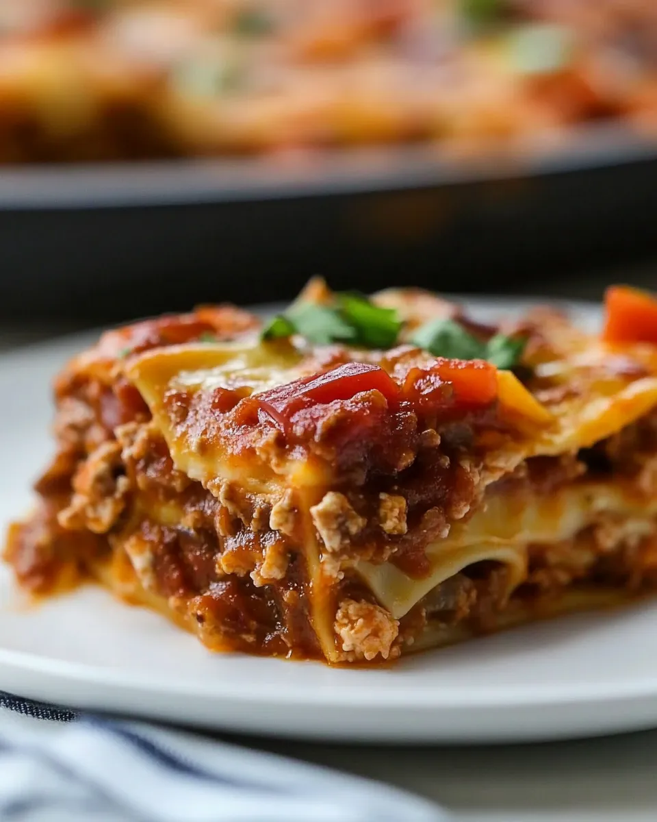 Delicious Texas Style Lasagna dish photo