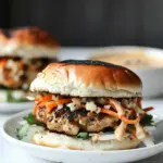 Fresh Thai-Style Turkey Burgers. recipe photo