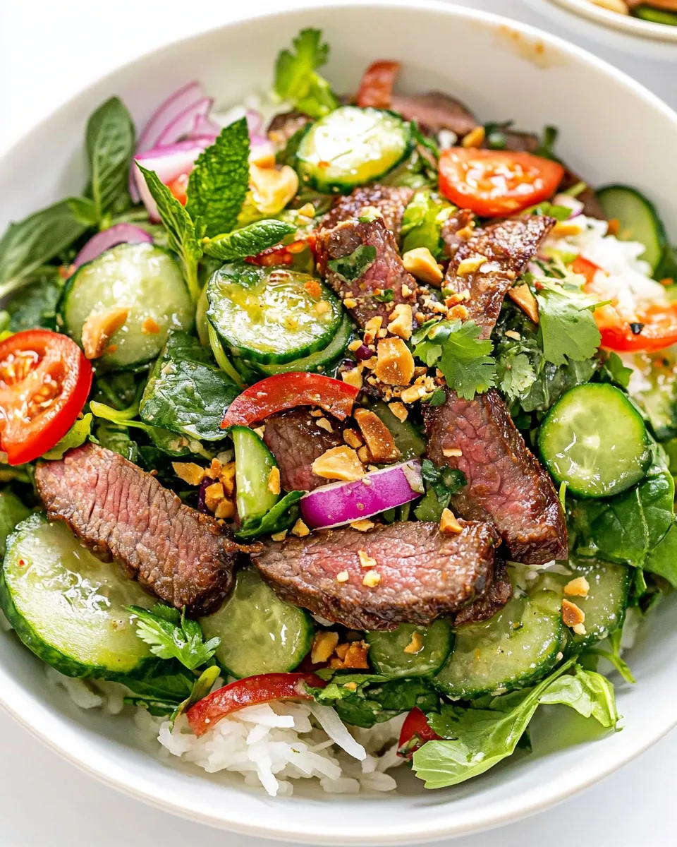 Delicious Thai Beef Salad recipe photo