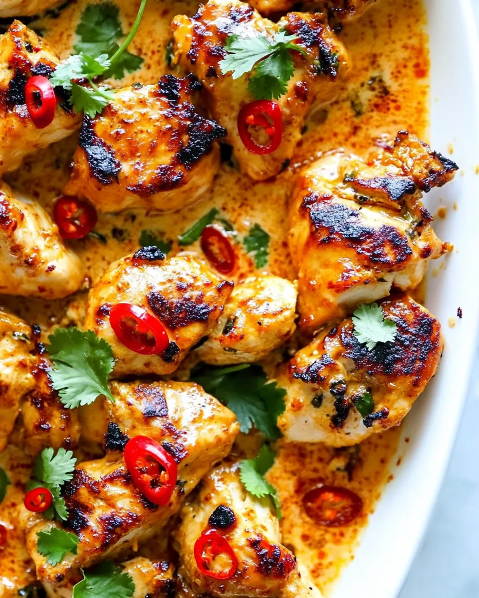 Delicious Thai Chicken Satay plate image