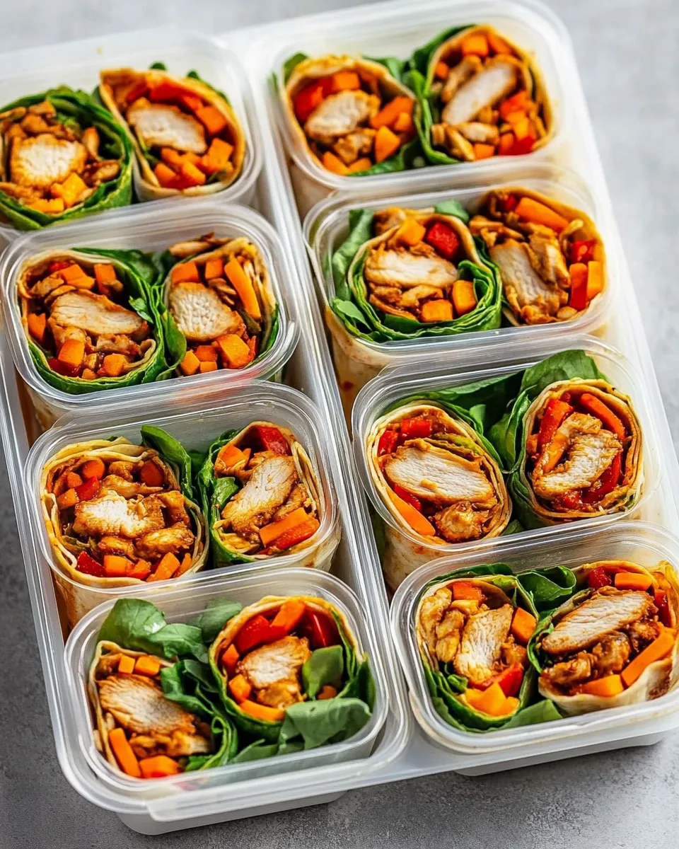 Delicious Thai Chicken Wraps Meal-Prep Bistro Boxes picture