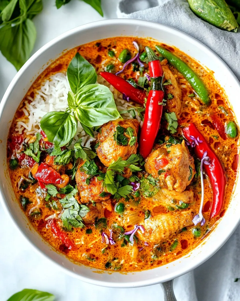 Easy Thai Coconut Curry Chicken recipe photo