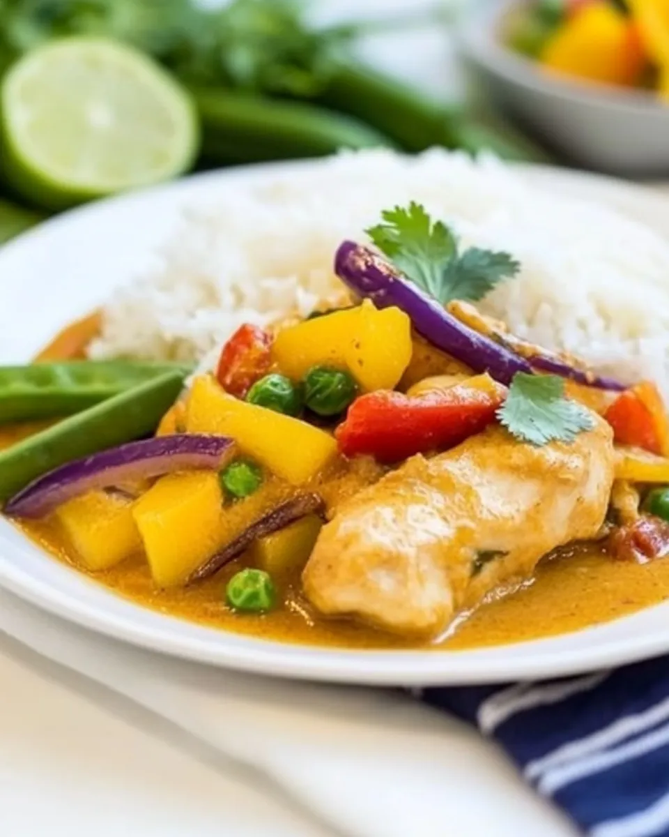 Delicious Thai Coconut Lime Chicken Recipe (Cheesecake Factory Copycat) dish photo