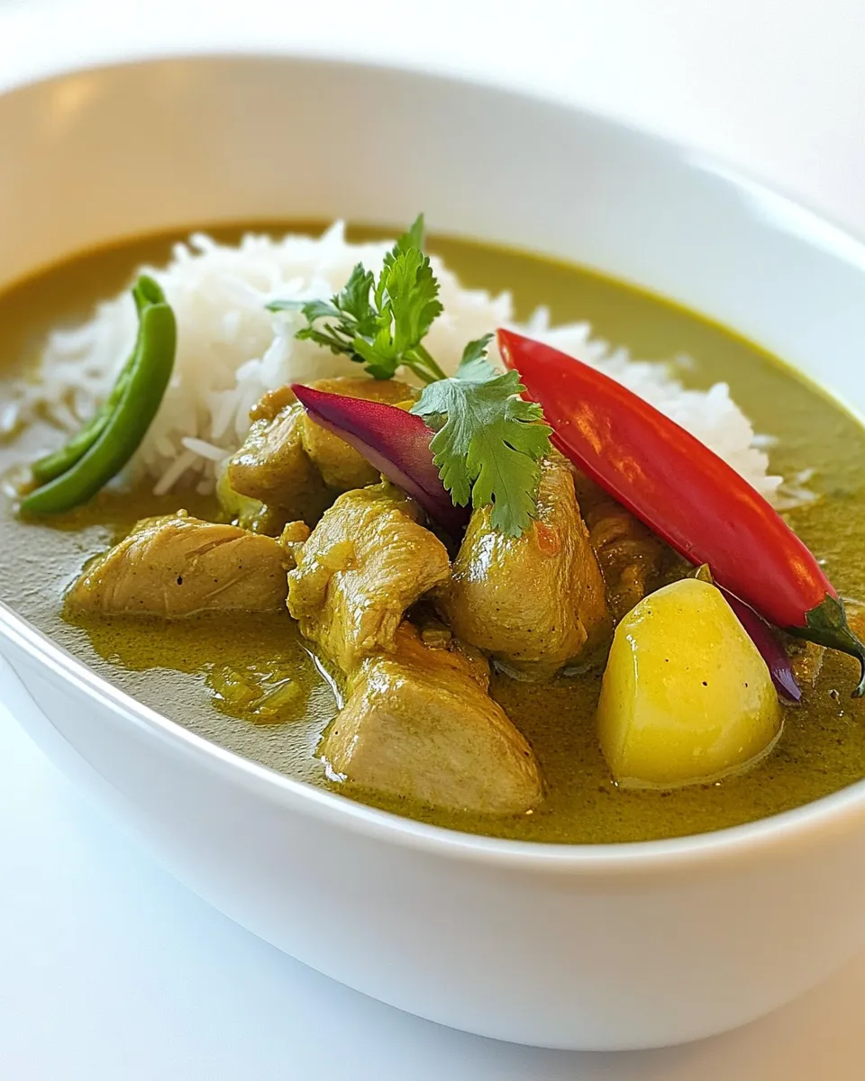 Classic Thai Green Chicken Curry image