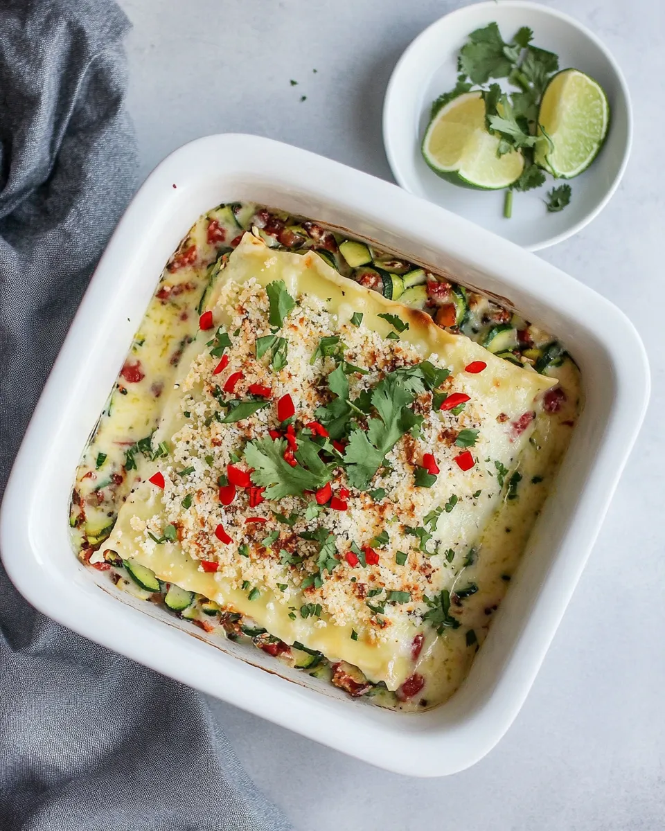 Easy Thai Slow-Cooker Zucchini Lasagna recipe photo
