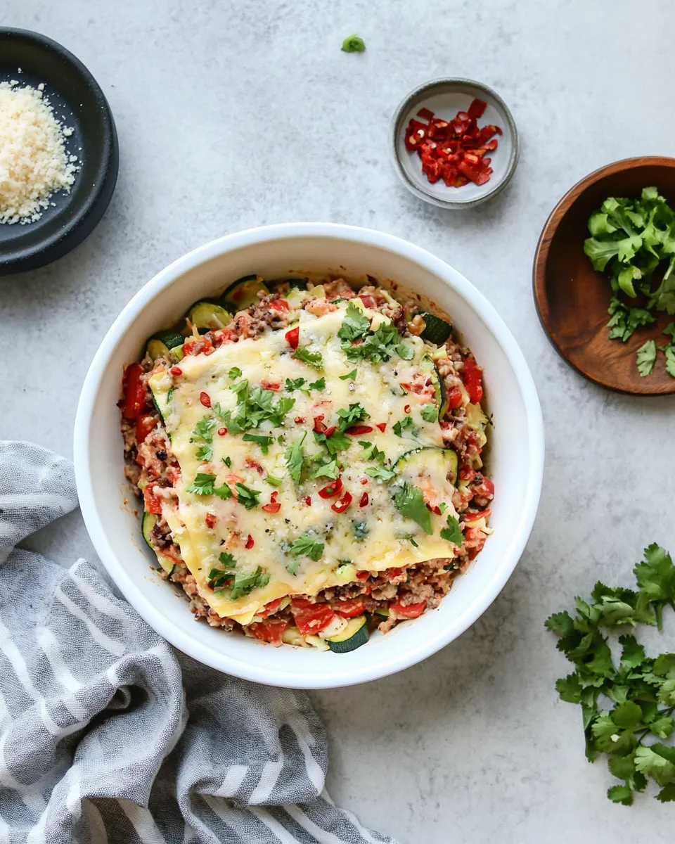 Delicious Thai Slow-Cooker Zucchini Lasagna dish photo