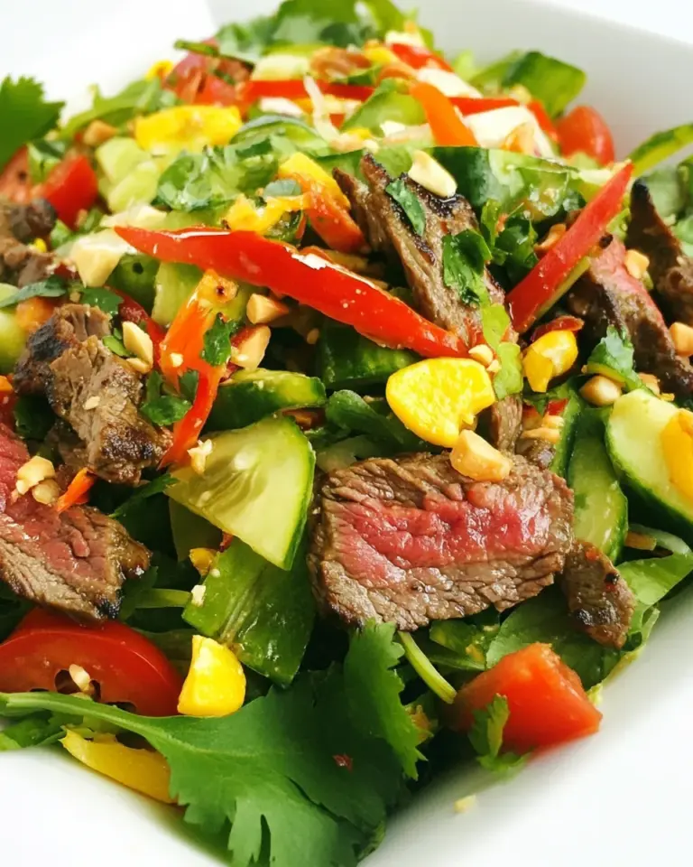 Homemade Thai Steak Salad photo
