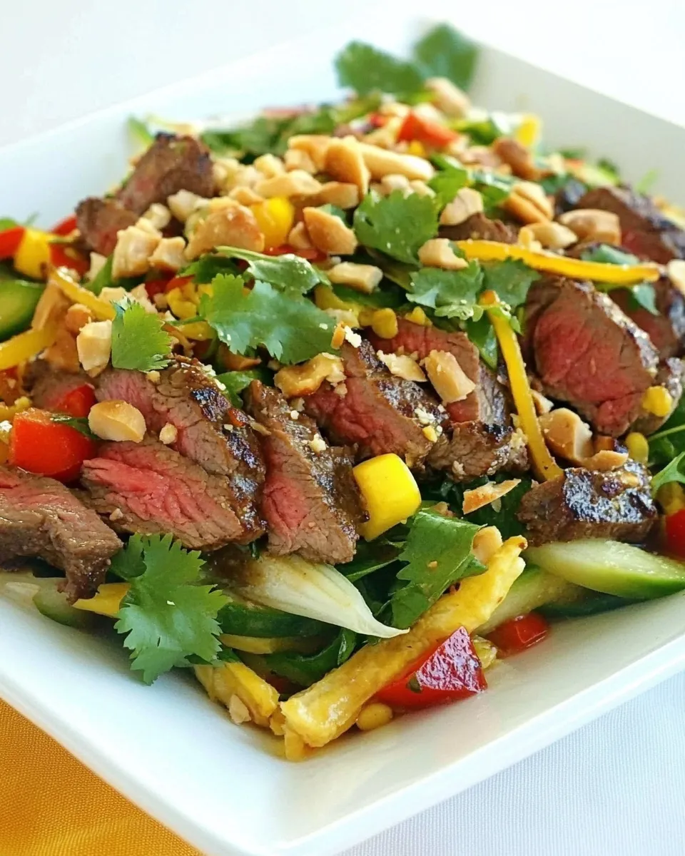 Easy Thai Steak Salad recipe photo
