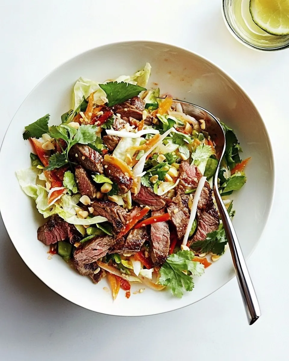 Easy Thai Steak Salad Recipe recipe photo